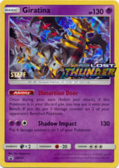 Giratina SM151 Wave Holo STAFF Promo - SM8 Lost Thunder Prerelease